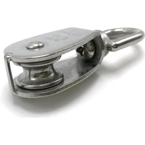 M15 M20 M25 M32 M50 M75 M100 Single Wheel Swivel Pulley Block , 304 Stainless Steel Wire Rope Rigging ,J022