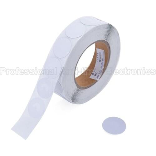 EAS RF 8.2MHZ soft security label antitheft round R30 10000pcs