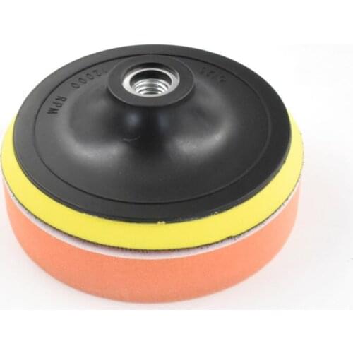 7Pcs/set Polishing Pad Soft Wool Ball Bonnet Kit 5\" Wheel Pad Disc Abrasive Tool 270E