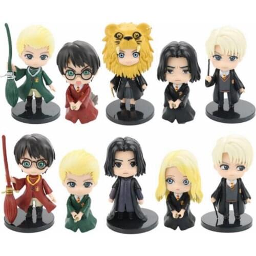 New Movie&TV 5pcs/set Q posket Cute Hot Snape Malfoy potters big eyes harried Hermione Action Figure Toy Doll Christmas Gift