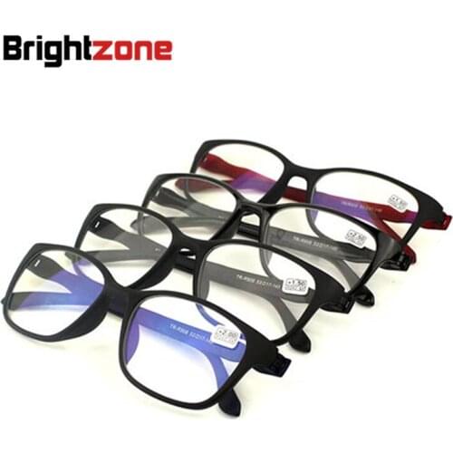 New Arrival Anti-blue Rays TR90 Computer Grau Spectacle Frame Reading Glasses Men Women Clear Eyeglasses Blue Coati +100 to +400