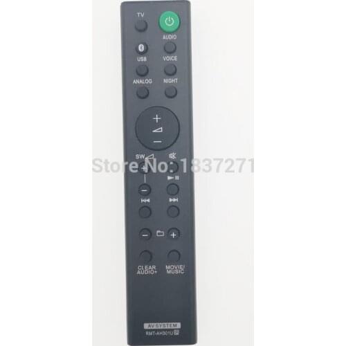 NEW remote control RMT-AH301U for sony HT-MT300 HT-MT301 soundbar system