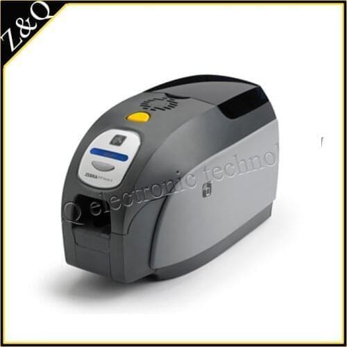 Zebra zxp3 Single Side ID Card Printer with one 800033-340cn05 YMCKO ribbon