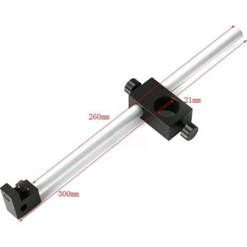 21mm Industrial Digital Laboratory Video Microscope Camera Portable Rotatable Adjustable Boom Holder M6 Screw Fixed Fixation