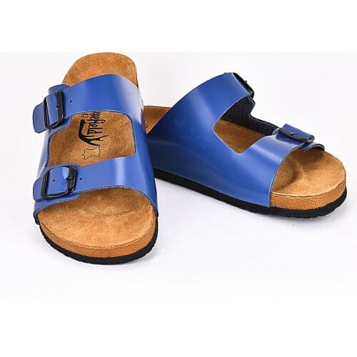 Moosefield Genuine leather 2021 new fashion summer Men Open toe slippers non-slip orthopedic eva sole 40-45 size slippers