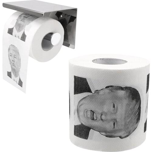 Joke Fun Kitchen Prank Paper Gift Disposable Paper Tissue HOT New Bathroom Toilet Paper Roll 1 Roll 2 layers Humour Toilet Paper