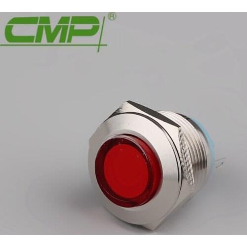 Thread diameter 19mm stainless steel led indicator light 120v
