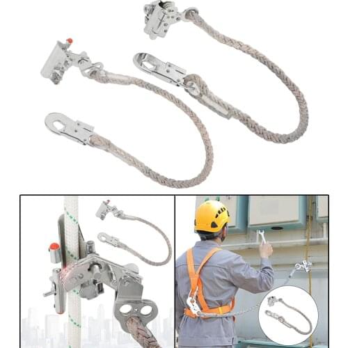 Climbing Auto Locking Pulley Rope Grab Mountaineering Arborist Fall Protect