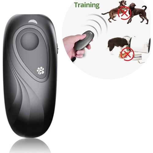 New Ultrasonic Dog Training Repeller Control Trainer Device 3 in 1 Anti-barking Stop Bark Deterrents Dogs Pet Training Device