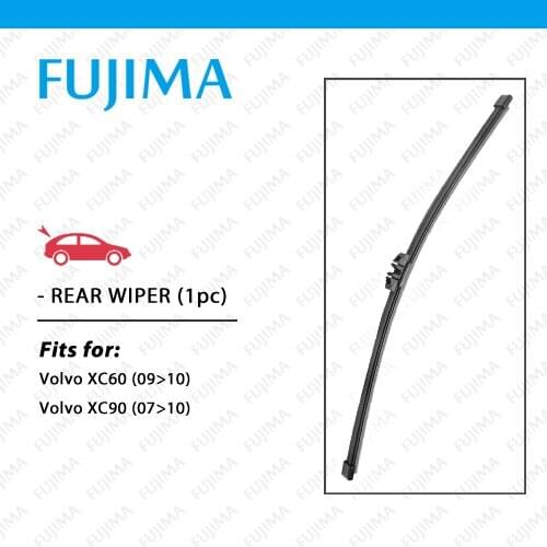 Rear Wiper Blade for Volvo XC60 (2009-2010) XC90 (2007-2010), 15" 380mm Back Windscreen Wipers