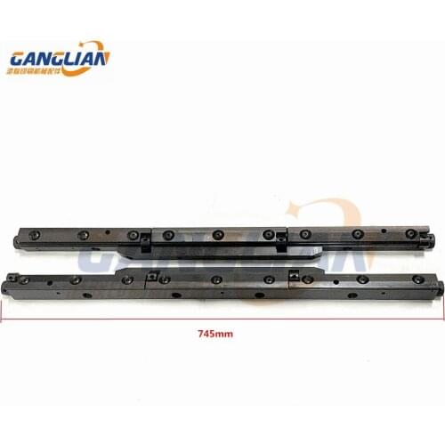 1 Pair Roland Plate Clamp RZFOB Length 745mm Roland Printing Machine Spare Parts