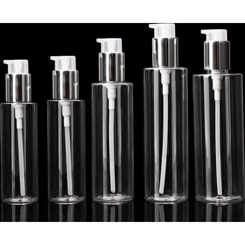 100/120/150/200/250ml Clear Empty Cosmetic Refillable Pump Bottle Soap Foaming Dispenser Cream Lotion Liquid Bottle B84597