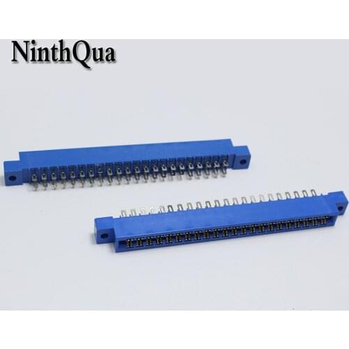 30pcs/Lot 44P 805 Card Edge Connector 3.96mm Pitch 2x22 Row 44 Pin PCB Slot Solder Socket SP44 Dip Wire Solder Type