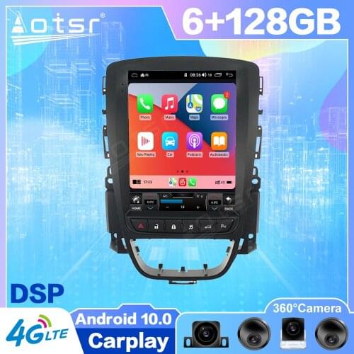 Android 10 Tesla For OPEL J 2010 2011 2012 2013 Car GPS Navigation Auto Radio Stereo Carplay Multimedia Player HeadUnit No 2 din