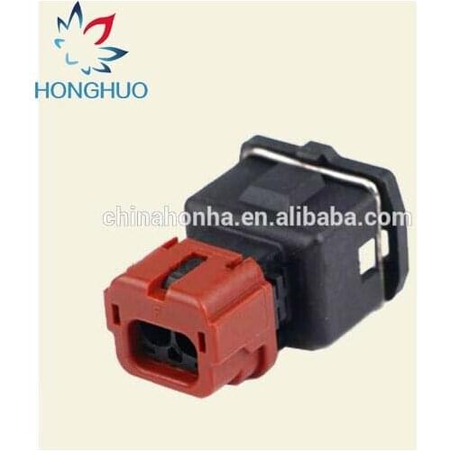 DJ7023YB-3.5-21 AMP TYCO 2 Pin PA66 Female Waterproof Wire Harness Automotive Connector