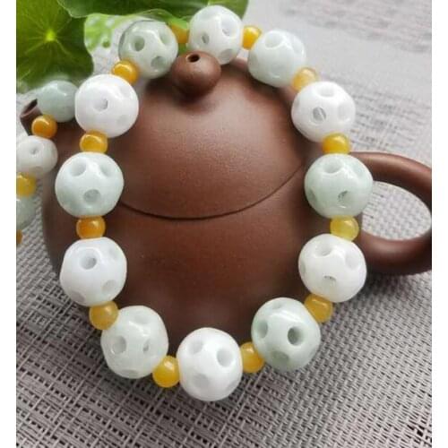 Free Shipping Green and Natural Brazil Agate BraceletJewelry Gift Jade Bangle For Women