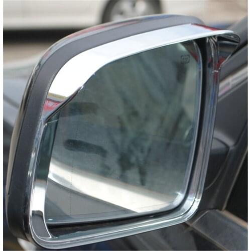 Side Wing Mirror Rear View Mirror Rain Brow Cover Trim Sticker for Jeep Grand Cherokee 2011+ Car Accessories Exterior Decoration