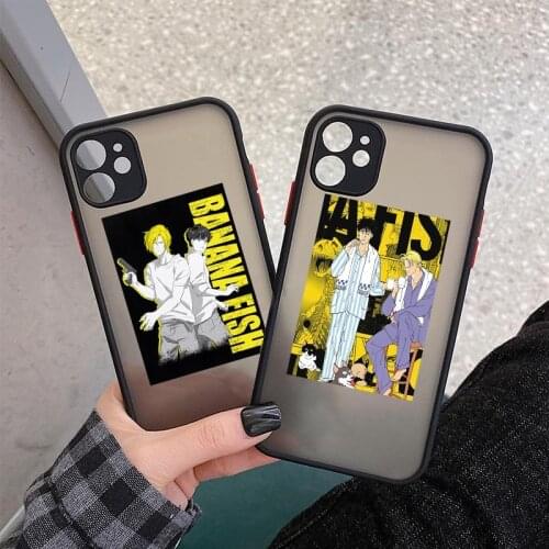 Japan Anime Phone Case for IPhone 7Plus 12 Mini XS MAX XR 11 Pro SE2020 X 8 6 Plus BANANA FISH Ash Lynx Okumura Eiji Cover Funda
