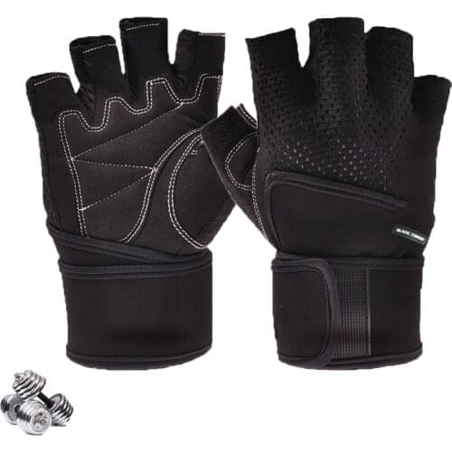 Weightlifting Breathable Half Finger Wrist Protect Men Woman Gymnasium Outdoor Training Sports Equipment Gym Gloves Bike Gloves