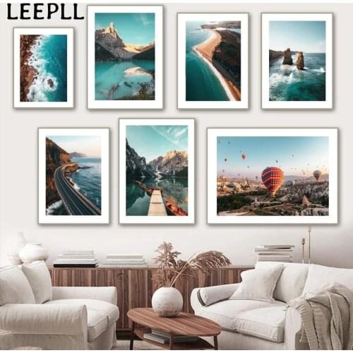 Sea Lake Reef Waves Turkey Mountain Quote Wall Art Canvas Painting Posters And Prints Living Room Decor Nordic Style Decoration