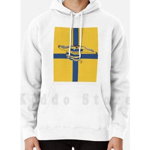 Crespo Playing For Parma Hoodie Long Sleeve Football Parma Curled Calcium