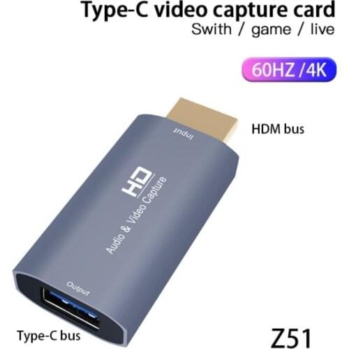 4K Video Capture Card USB 3.0 2.0 HD Video Grabber Box For PS4 Game DVD Camcorder Camera Record Placa De Video Live Streaming