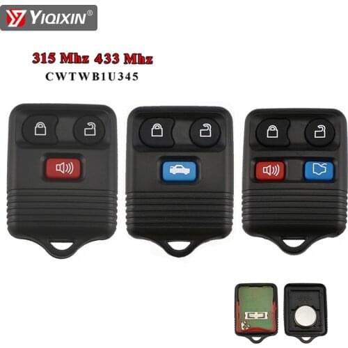 YIQIXIN 3/4 Button Remote Car Key For Mazda Ford Escape Explorer F 150 Transit MK6 Connect Exursion Transmitter Key 315/433Mhz