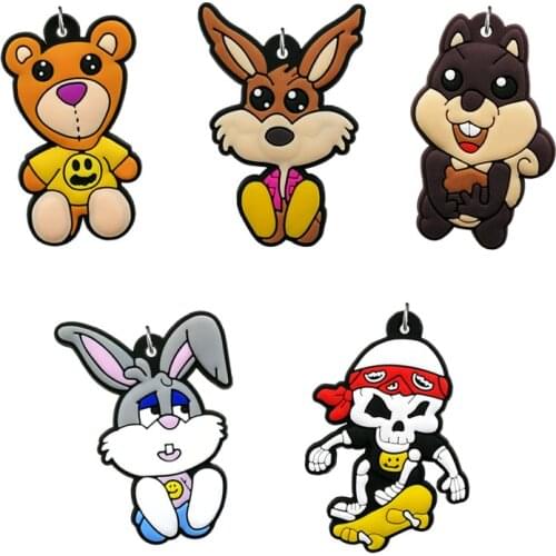 1PCS PVC hot sale Pendant kawaii cosplay comic charms Jewelry Making Necklace Components Party Favor Supplies Fashion Accessory