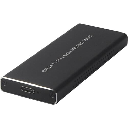 M key M.2 SSD Portable Mobile Box USB 3.1 to NVMe M2 slot HDD enclosure for Intel 760P 960 EVO SM961 950 pro NGFF HDD Enclosure