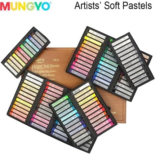 MUNGYO MPV series Gallery soft pastels 12/24/36/48/72 colors DIY Hair dyed color make up ART drawing supplies