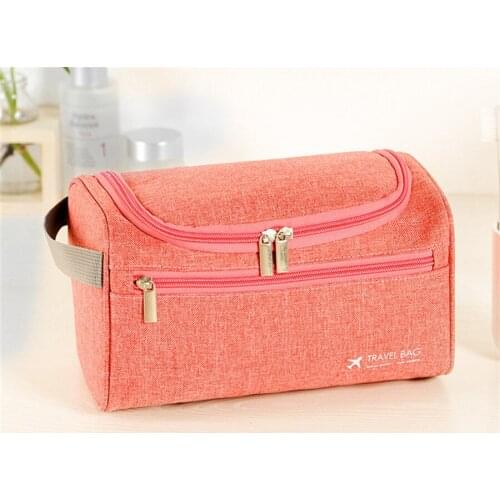 Man’s Cosmetic Bag Waterproof Portable Business Trip Traveling Cosmetics Storage Bag Wash Bag Hook-Hanging Bag F471