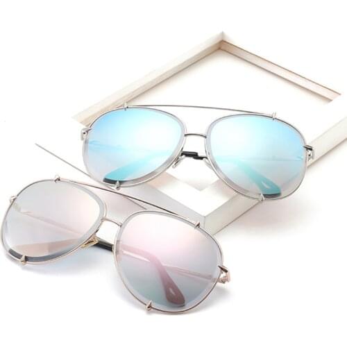 Metal Mens Sunglasses Mirror Sunglasses Women 2018 New Metal Wholesale Sunglasses for Driving and Fishing DF17034-5