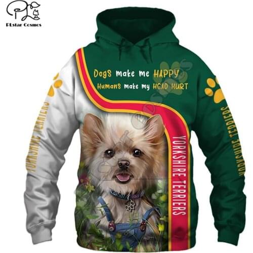 PLstar Cosmos Newest Beautiful Dog 3D Print Fashion Men‘s/Women Hoodies Zip Hooded Cute Animal Sweatshirt Casual Clothing D7