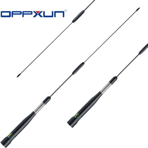 OPPXUN Original Nagoya Mobile Radio Antenna SP-45 Dual Band 2.15/5dBi High Gain Aerial for FT-7800R TM-271 TM-471 TH-9800 VV-985