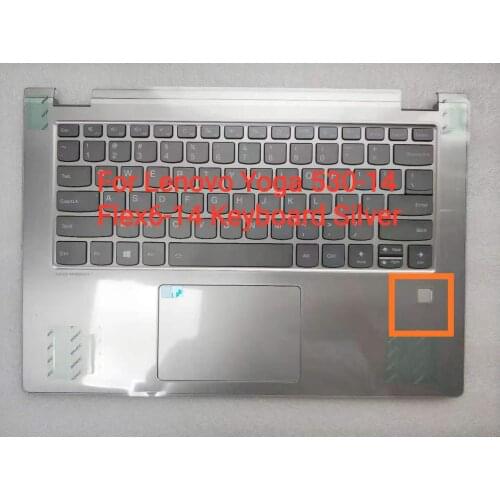 Laptop Palmrest Upper Cover Lower Base Cover Bottom Case cable For Lenovo Yoga 530-14 Flex6-14 Keyboard 5CB0R47247