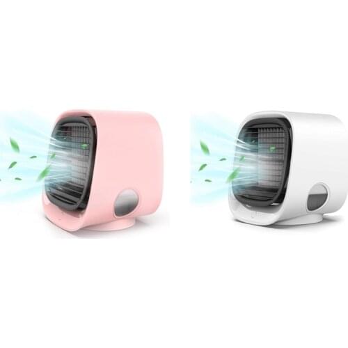 Portable Air Conditioner USB Fan, Personal Air Cooler, Rechargeable Evaporative MINI Air Cooler, for Home,Office