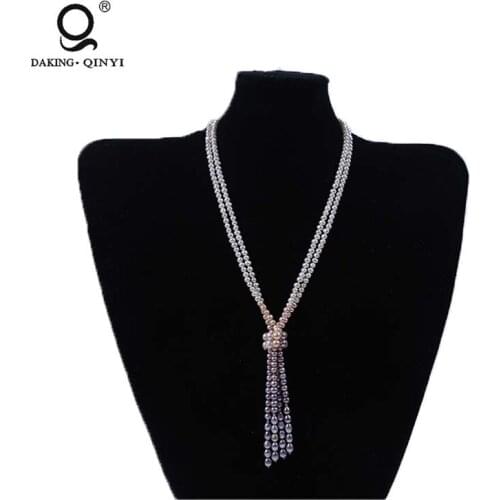The Great Women Fine Jewelry Noble Bead Tassel Pearl Necklace