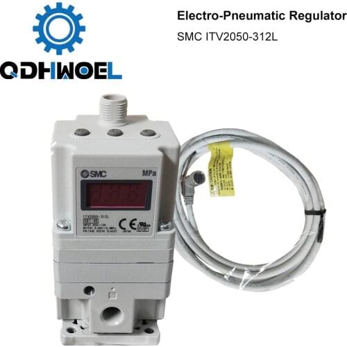 QDHWOEL Electro-Pneumatic Regulator ITV2030-312L Pneumatic Equipment Fiber Laser Metal Cutting Machine