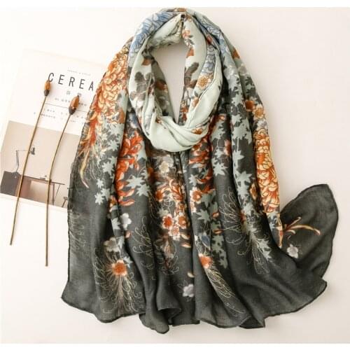 New Fashion Solid Color Silk Scarf Large Glitter Women Shawls and Wraps Double Layers Elegant Pashmina Foulards Headscarf