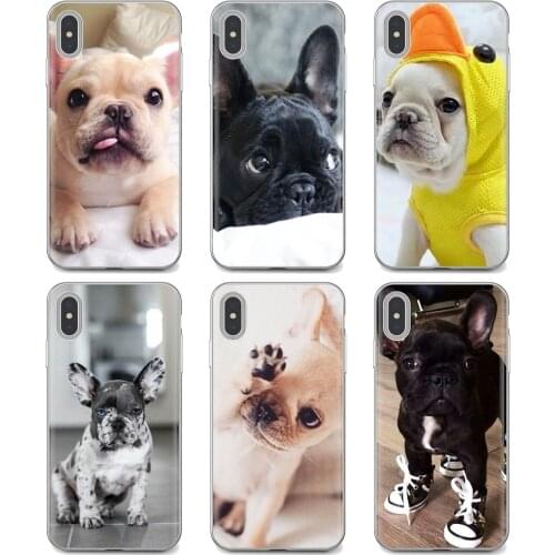 Silicone Skin Case French Bulldog I Love My Dog Photo For Samsung Galaxy Note 3 4 5 8 9 S3 S4 S5 Mini S6 S7 Edge S8 S9 S10 Plus