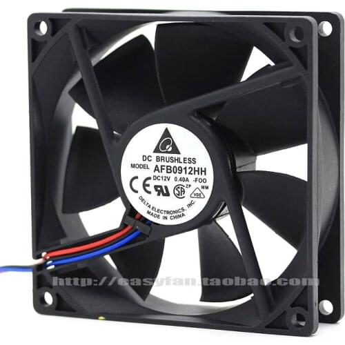 Brand new DELTA AFB0912HH 9025 9cm 9CM 0.4A high air volume cooling fan