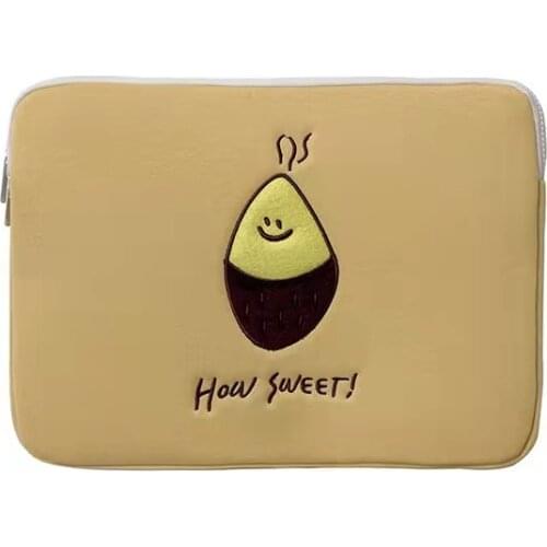 Ipad air4 bag fashion cute cartoon pro11 10.8 10.5 10.2 9.7 inch surface tablet protective sleeve pouch 13 15 inch laptop case