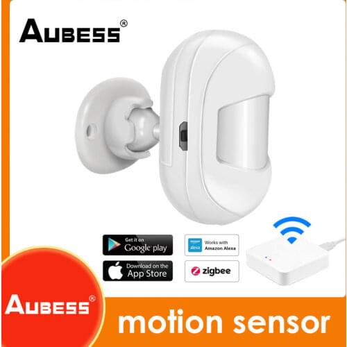 Tuya ZigBee 3.0 infrared alarm detector APP control pir motion sensor stand mounted smart human body sensor support alexa google