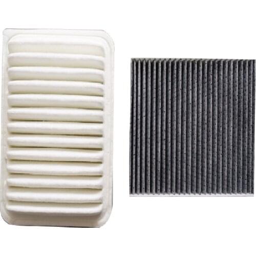 Air Filter Cabin Filter 2 Pcs for Toyota Highlande 2.7 3.5 Model 2009-2015 Car Accessoris Filter
