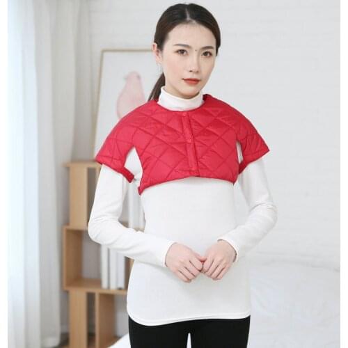 Woman Warm Puffer Vest Shoulder Padded Weskit Autumn Winter Red Navy Blue Quilted Bolero Waistcoat Woman Thermal Puff Gilet Lady