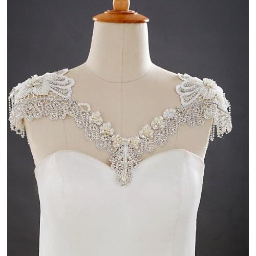 ZMG12 Luxury Crystal Bling Beaded Bridal Wraps Beautiful Beading Wedding Shawl Jacket Bolero for women Bridal Wedding Wrap