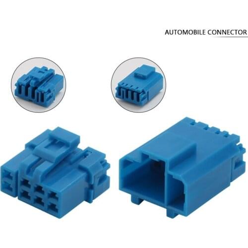 Free shipping 100pcs DJ7083Y-2.8-21 8Pin 2.8mm AMP Car Electrical Wire Connectors for VW,BMW,Audi,Toyota,NISSAN AND othe