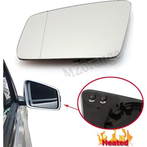 Heated Side wing Mirror Glass for Mercedes-Benz W204 W212 W221 2010-2013 Car Exterior Door Wing Rear View Rearview Mirror Glass