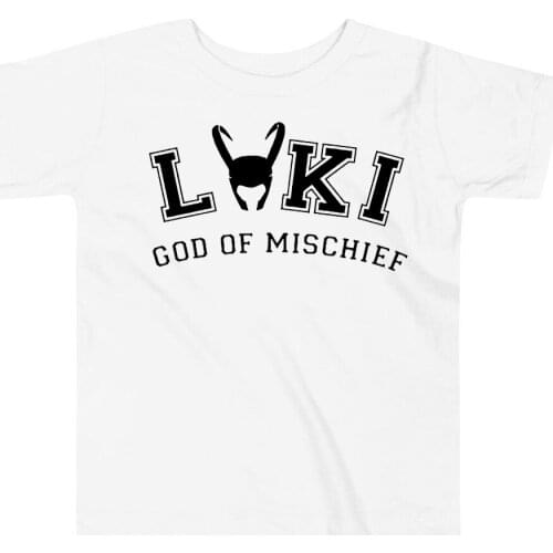 Loki Children Clothes Loki Laufeyson T Shirt God of Mischief Shirt Girls Boys Summer Fashion T-shirt Kids Clothing Graphic Tees