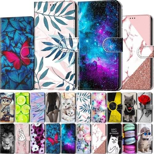 Flip Wallet Case Luxury PU Leather Cover With Card Slots For Redmi 9 9A 9C 8 8A Fundas For Redmi Note 9T 9 9S 9 Pro 8 8T Capa